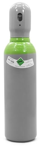 Argon - Bouteille de gaz de protection - 5 l - Argon CO2 MIX 82/18 - Rempli - 150 bar - Gaz de soudage pour MIG/MAG WIG - Homologation 10 ans - Avec capuchon de protection