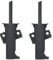 Kohlebürsten Kohlen für Waschmaschine mit Halter  L  Halterlänge 57mm passend für AEG Lavamat 74520W / 74600/74600 UPDATE / 74600W / 74600WF / 74600WGB / 74600WN / 74604 UPDATE