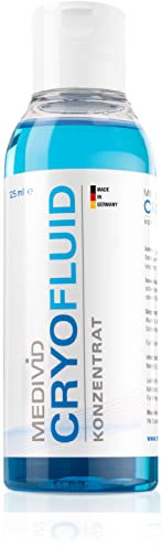 MEDIVID CRYO Fluid Konzentrat zur Kühlung von Verletzungen/Schmerzlinderung bei Sportverletzungen mittels Bandage – 125 ml Konzentrat zum Verdünnen, 15 Anwendungen