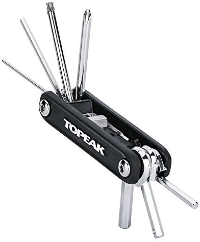 Topeak x-Tool+, 11 Function Folding Tool, W/O Bag, Black Color, 3.7