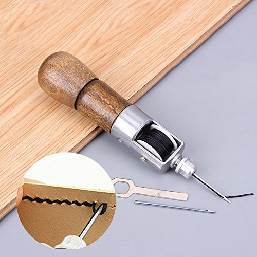 11 Pcs DIY Leather Craft Tool Die Punch Snap Rivet Setter Tool Kit with Base for Punching Hole and install Button Rivet