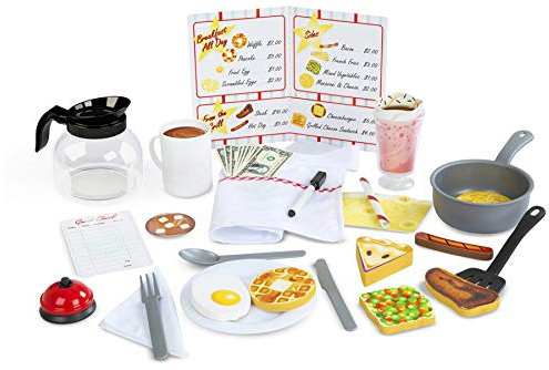 Melissa & Doug Star Diner Restaurant Play Set | Pretend Play | Play Set | 3+ | Gift for Boy or Girl