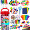 BENEWY FunzBo Bastelzubehör für Kinder – Bastelset für Kleinkinder im Alter von 4/5 / 6/7 / 8/9 – All-in-One Bastelset für Kinder, Groß