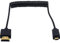 Duttek Câble micro HDMI vers HDMI, câble spiralé HDMI vers micro HDMI, extrêmement fin et flexible Micro HDMI mâle vers HDMI mâle pour 1080p, 4K, Ultra HD, 3D, Ethernet (1,2 m)