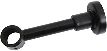 prodecoshop Wandhalterung für Gardinenstangen, Träger für Vorhangstangen, für Stangen Ø 20 mm (schwarz)