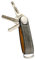 Premium Leder Herren Schlüsselhalter Smart Key Organizer Luxus Schlüssel Etui Holder Schlüsselanhänger Schlüsselbund Ring Fächer Schlüsseltasche Halter Schlüsselkette Accessoire (anthrazit)