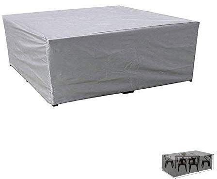 DTLEO House de Protection pour Meubles de Jardin Housse de Chaisehaus, rechteckig, Jardin Bâche, Meuble-Haus, Terrasse, Anti-UV-Schutz, Imperméables Housse de Meubles, 230 × 165 × 80 cm