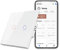 CNBINGO Smart Touch Light Switch, Work with Alexa, Google Home, Smart Life APP, Multi-Control, Double WiFi Switch with LED Backlight, White Glass Wall Plate, Neutral Wire Required, 2 Gang,600 W/Gang