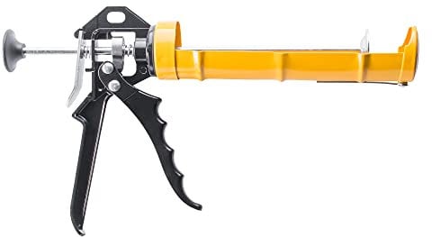 HARDY WORKING TOOLS Pistolet silicone, pistolet à cartouches avec poignée ergonomique, pistolet à cartouche 300ml, pistolet mastic avec broche de nettoyage, Série 14, A2050-140000