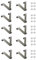 HOME WOHNIDEEN Fensterhaken EASY FIX - V-Form - 10er Pack