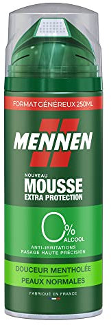 Mennen Mousse à raser Mentholée 0% 250 ml