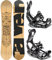 RAVEN Snowboard Set: Snowboard Solid Classic + Bindung FT360 (152cm + FT360 Black M)