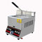6L / 12L Friggitrice a Gas GPL Commerciale Friggitrice da banco in Acciaio Inossidabile, con cestello, per Patatine Fritte Ristorante Cucina Domestica