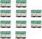 xiwai Lot de 10 cartes PCB Micro USB 3.0 à 10 broches femelle pour disque USB
