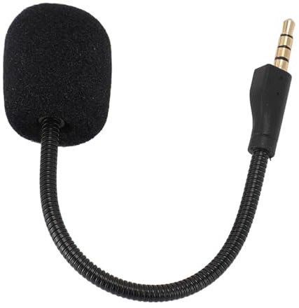 Yunseity Micro de Remplacement pour Casque de Jeu Arctis 1, Microphone à Flèche Amovible de 3,5 Mm, Micro de Jeu de Remplacement