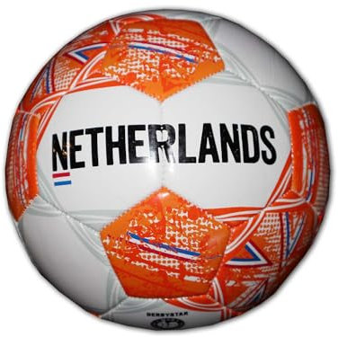 Derbystar Select Niederlande Fußball Länderball Netherlands Länder-Ball Trainingsball Ball, Größe:5