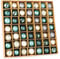 VEYLIN Weihnachtskugeln – 49 Stück, 3 cm, bruchsichere Mini-Ornamente für kleine Weihnachtsbaumdekoration (Gold und Grün)