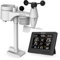 Bresser Stazione meteorologica 8-in-1 ClearViewTB con indice di stress da calore, sensore Sensirion, multisensore 8-in-1, allarmi meteo