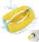 Shoe Washing Machine Bag, Shoe Cleaning Bag, Trainer Washing Machine Bag Shoe Cleaning Bag with Zipper Hook Reusable Cleaning Laundry Bag for All Shoe Types and Sizes (Yellow)