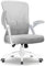 Hinonde Bürostuhl, Ergonomischer Schreibtischstuhl mit Lendenwirbelstütze, Bürostuhl Ergonomisch Testsieger, Grauer Bürostuhl，Drehstuhl mit Atmungsaktiver Rückenlehne, Verstellbare Armlehnen,