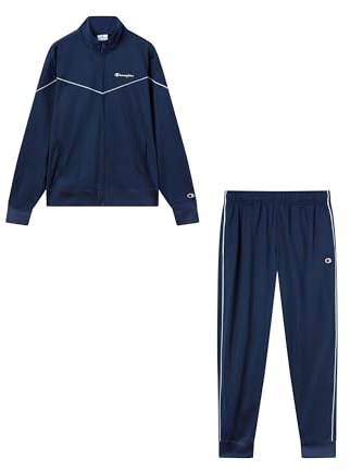 Champion Herren-Kapuzenjacke, Nylongewebe mit Knittereffekt, wasserabweisend, Repreve-Polsterung, Fronttaschen, ideal für kaltes Wetter, lockere weite Passform
