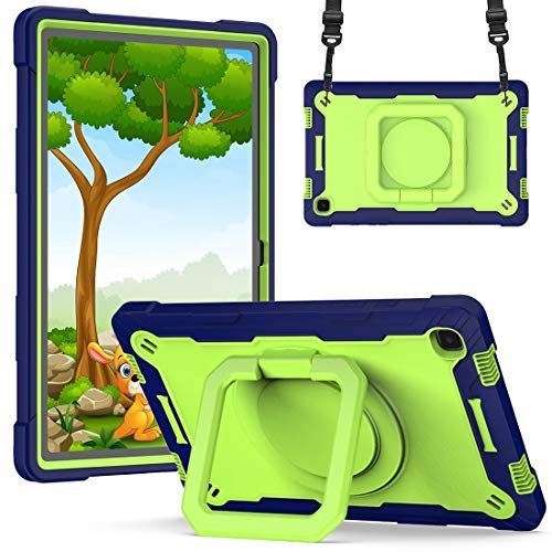 Custodie per tablet Caso Compatible with Samsung Galaxy Tab A7 10.4 2020 T500 / T505 / T507 Tre-in-one Bishy Duty Duty Duty Duty Duty Robusto, antipolvere a prova di 360 gradi Ruotatore multi-funzione