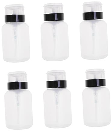 Vaguelly 6pcs Nail Polish Remover Squeeze Bottle Nail Art Beauty Instrument Equipment Empty Bottle for Fluid