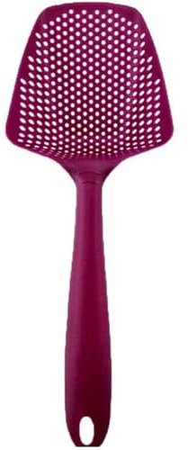 Espumadera, 2 pcs Cocina Sopa de Nylon Cuchara Cucharada Anti-escald Skimmer filtrante Fry alimento de Malla hábil Filtro columners Herramientas de Cocina for el hogar Cuchara Coladora(Rosered)