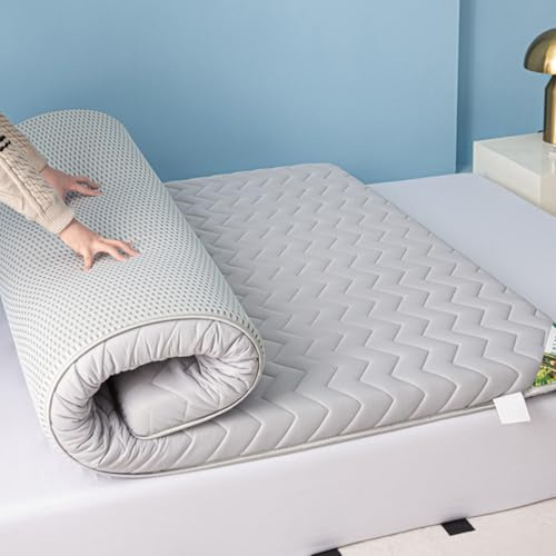 LDLCYCN Grey/8cm,80x180cm, Boden Futon Matratze Topper Verdicken 5Cm/8Cm Japanische Futon Matratze Pad Atmungsaktiv Komfortabel Klappbar Campingmatratze Schlafkisse Für Schlafzimmer
