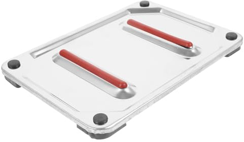 Bügelbrettpolster Edelstahl Silber Hitzebeständig für Bügeleisen | Bügelunterlage für Tisch Dampfbügeleisen, Bügelschutz mit Polsterdesign, Eisenplatte für Haushalt