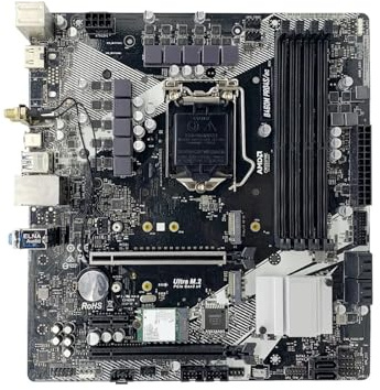Carte mère B460M LGA1200, 4xDDR4 (Max 128 Go), M.2, Prend en Charge Les processeurs Core de 10e génération (i9-10900KF/i7-10700K/i5-10600)