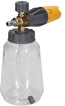EVTSCAN Generador de Espuma, pulverizador de Alta presión Ajustable de 4000psi para Lavado de Coches, Limpieza del hogar (Yellow)