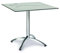 BEST Firenze 80x80 cm eckig, Silber/Marmor Klapptisch, Aluminium, 80 x 80 x 73 cm