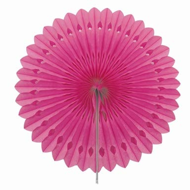 Creativery 1 Papierfächer 25cm (Fuchsia/Magenta 183) // Deko Papier Fächer Rosetten Blumen Raumdeko Papierrosetten Hängedeko