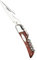 Laguiole Klappmesser mit 3 Funktionen - Messer - Flaschenöffner - Korkenzieher - Rosenholz - Schöne Geschenkbox, Mehrfabrig