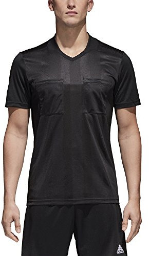 adidas Referee 18 Short-Sleeve Jersey - Men's Soccer M Black