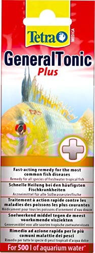 Tetra Medica GeneralTonic Plus - hilft bei Fischkrankheiten wie z.B. Flossenfäule und Flossenfraß, für alle Süßwasserzierfische, 20 ml