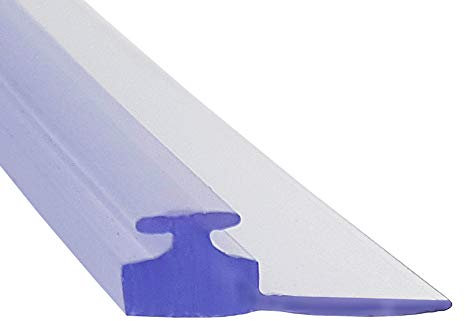 Soft Flexible Rubber Straight Fin Shower Seal | for Bi Folding Doors & Shower Screens | Fits Into Channel | BIF057 (2 Metres)
