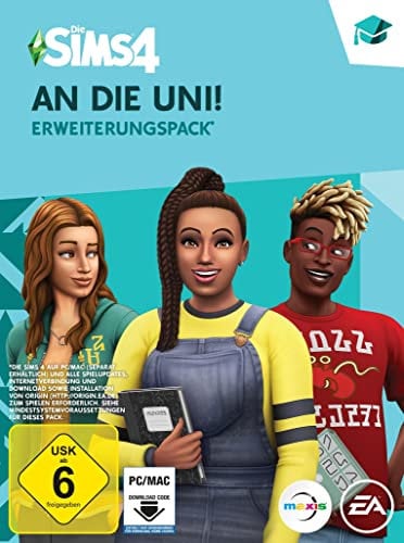 Die Sims 4 An Die Uni ! (EP8)| Erweiterungspack | PC/Mac | VideoGame | Code in der Box | Deutsch