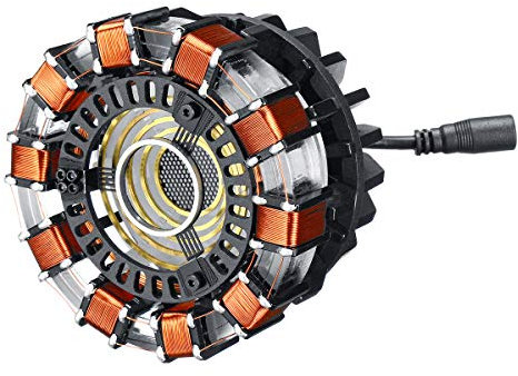 Niceen MK1 Lega di Alluminio Remote Ver. Tony 1:1 Arc Reactor Kit Modello FAI DA TE HA CONDOTTO LA Lampada Petto Telecomando Scienza
