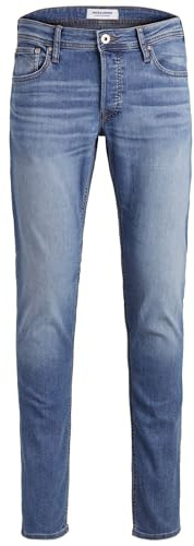 JACK & JONES Herren Slim Fit Jeans Glenn Skinny Tapered JJI Glenn ORIGINAL AM, Farben:Blau, Größe Jeans:36W / 32L