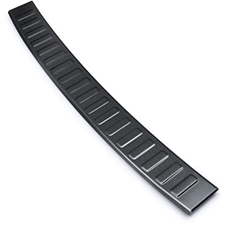 tuning-art L406 Edelstahl Ladekantenschutz passend für Ford Fiesta'18 2017-07/2023, Farbe:Anthrazit