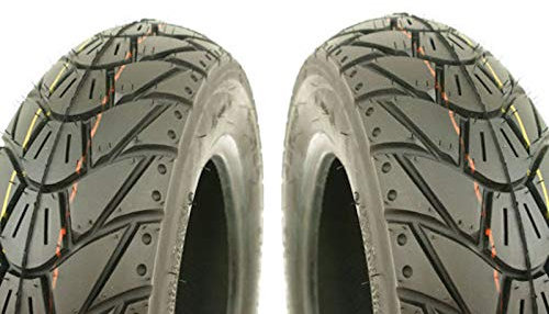 2x Allwetter Ganzjahres Reifen K415 3.50-10 56L M&S TL (Schlauchlos) passend für Roller/Scooter 10 Zoll 3.50x10, 3.50/10, 3.50 10, 3 1/2-10, 3 1/2x10, 3 1/2/10 wie 90/90-10
