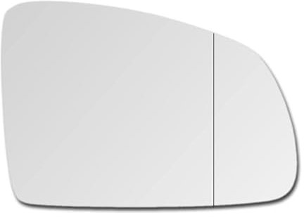Spiegelglas zum Kleben Ersatzspiegelglas Außenspiegel Rechts Asphärisch passend für OPEL MERIVA A 2003-2010