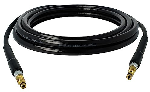 vhbw tubo alta pressione da 5m compatibile con Kärcher K 7 Compact, K 7 Compact *CH, K 7 Compact *EU idropulitrice - Filettatura in ottone