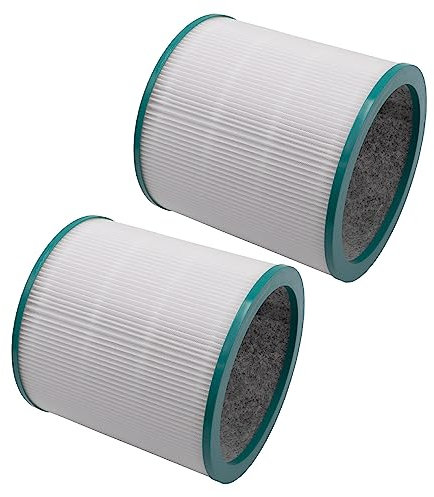 vhbw 2x filtro HEPA compatibile con Dyson Pure Cool TP00, TP01, TP02, Link 308400-01, Me BP01, Link 308401-01 purificatore d'aria
