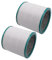 vhbw 2x filtro HEPA compatibile con Dyson Pure Cool TP00, TP01, TP02, Link 308400-01, Me BP01, Link 308401-01 purificatore d'aria