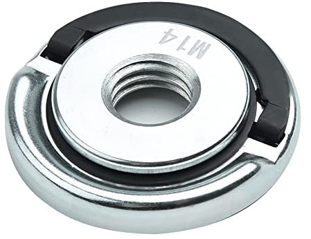 FEMSIS M14 Angle Grinder Locking Nut Self Locking Plate Inner Outer Flange Clamp Quick Release Nut for Bosch Metabo Milwaukee Makita
