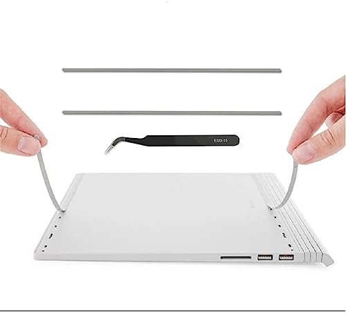 WESAPPINC Silicone Rubber Non-Slip Bumper Feet Strips Replacement for Microsoft Surface Book Laptop 1, 2, or 3 13.5