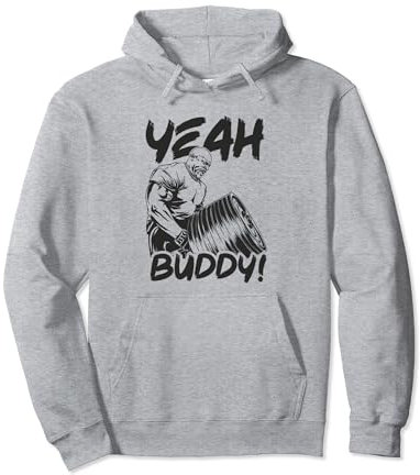 Yeah Buddy – Ronnie Coleman T-Bar Row – Gym Motivational Pullover Hoodie